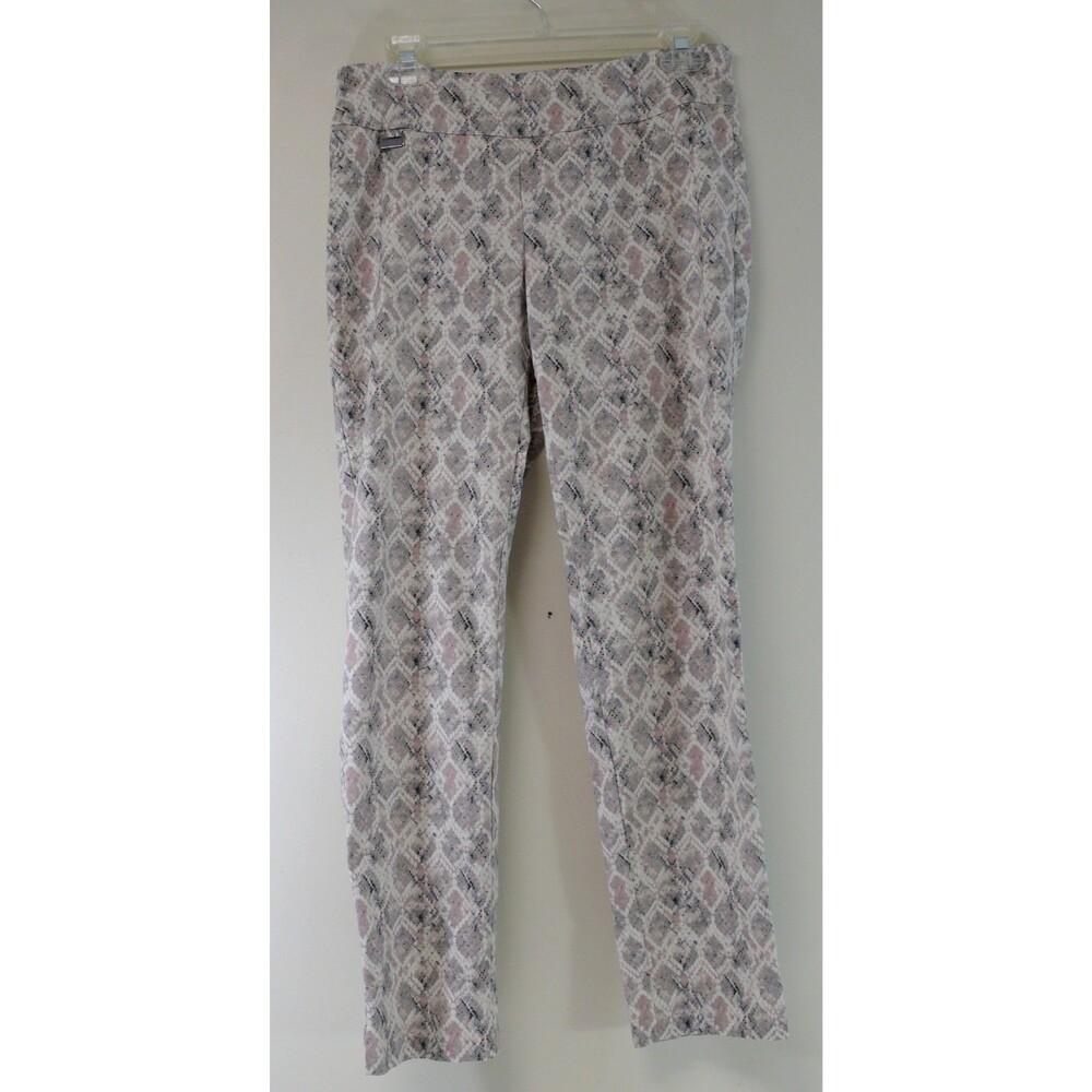 Peck & Peck Leggings Comfort Dressy beige black white Stretch 32x28 size 12